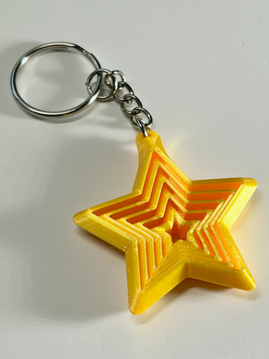 Star fidget keychain!