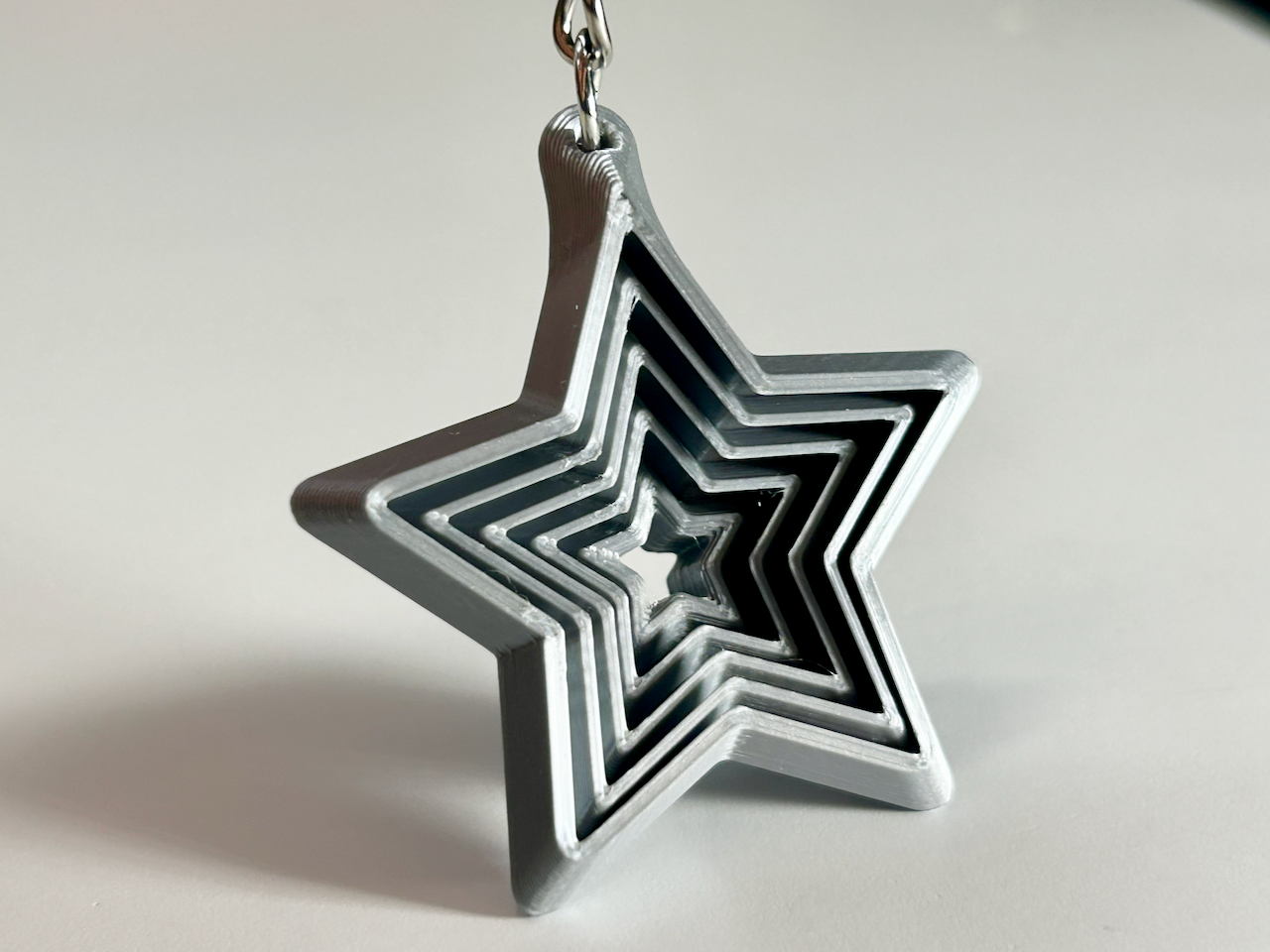 Star fidget keychain!