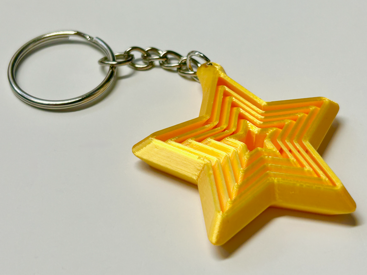 Star fidget keychain!