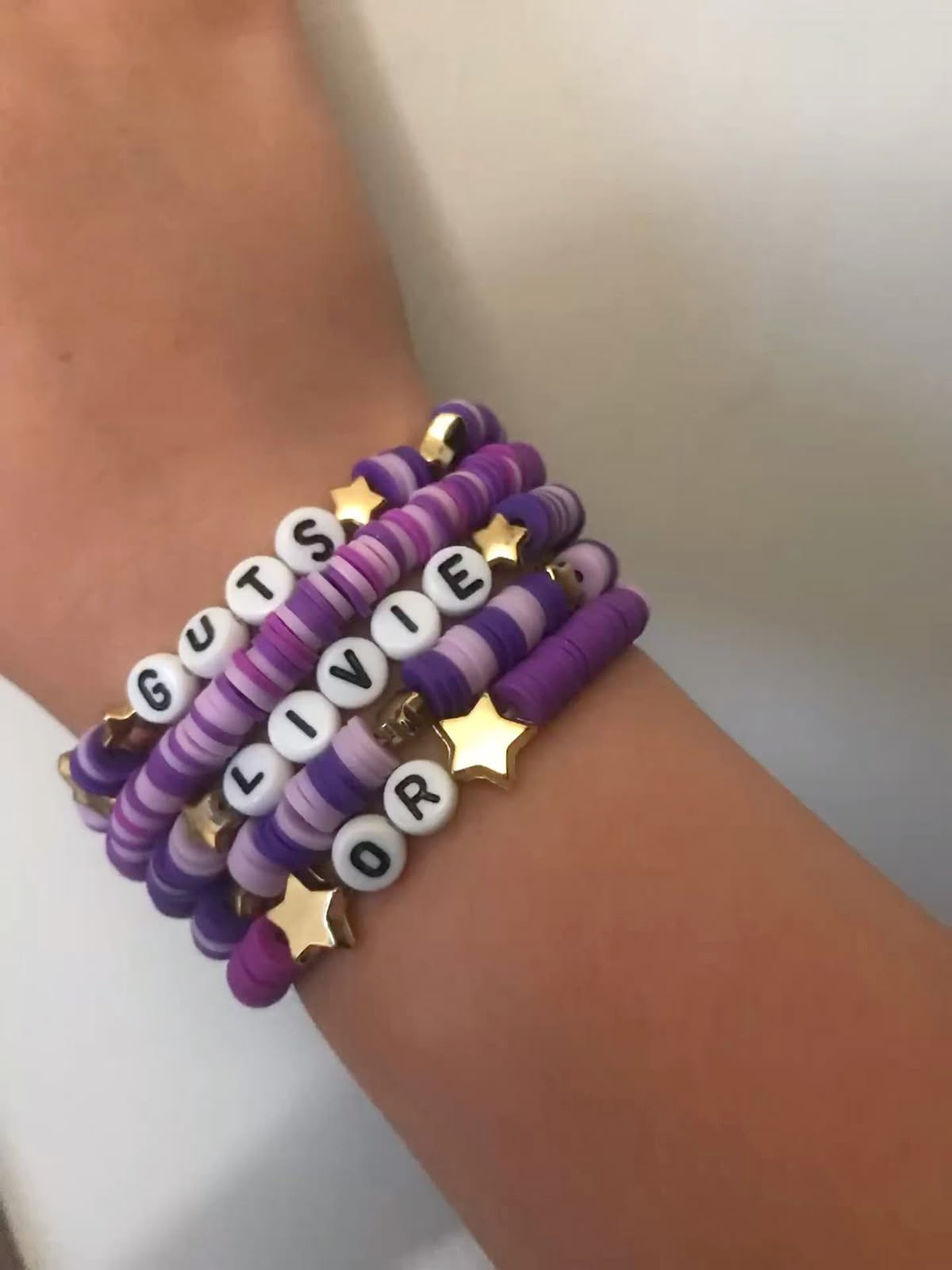 Olive Rodrigo bracelets